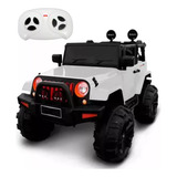 Carrinho Elétrico Infantil Jeep Música Luzes 12v C Controle