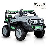 Carrinho Elétrico Infantil Mini Carro Jipe Brinquedo Passeio Veículo Com Controle Remoto Bateria 12v Recarregável