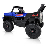 Carrinho Elétrico Quadriciclo Infantil 12v Farol Led Volante