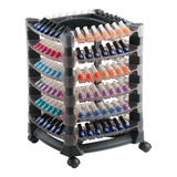 Carrinho Expositor De Esmaltes Para 168 Esmaltes Auxiliar