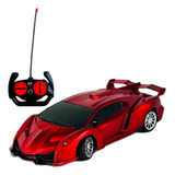 Carrinho Ferrari Controle Remoto Farol De Led Recarregável