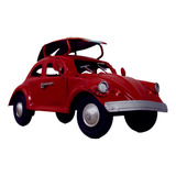 Carrinho Fusca Latão Com Prancha Decoração Vintage Coleção