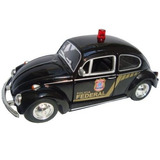 Carrinho Fusca Polícia Federal Beetle Miniatura Police Vw