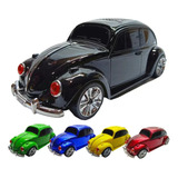 Carrinho Fusquinha Caixinha De Som Fusca Bluetooth Rádio Fm