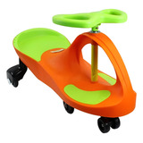 Carrinho Ginga Car Gira Infantil Menino Menina Laranja