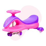 Carrinho Gira Gira Car Infantil Rolimã Elétrico Rosa