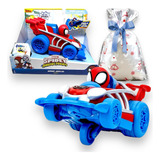 Carrinho Homem Aranha Spider Man Spidey Fricção Brinde