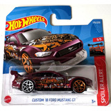 Carrinho Hot Wheels Custom 18 Ford Mustang Gt Código Hcv87