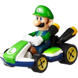 Carrinho Hot Wheels Mario Kart 1 64 Luigi Mattel