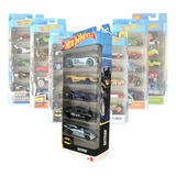 Carrinho Hot Wheels Pack Com 5 Colecionar Original Mattel