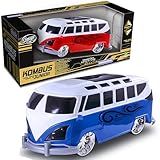 Carrinho Kombi Esportiva Tunada Roda Livre De Brinquedo Perua Clássica Infantil De 20cm
