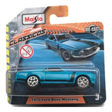 Carrinho Maisto Miniatura 1970 Ford Boss Mustang Escala 1 64