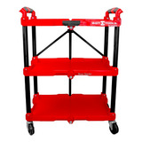 Carrinho Mecânico Detailers C 3 Prateleiras Dobravel Sigma