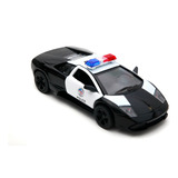 Carrinho Miniatura Da Policia Em Ferro Escala 1 32 De 12cm Cor Lamborghini Murcielago