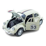 Carrinho Miniatura Fusca Herbie 53 O Filme Fricção Coleção