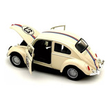 Carrinho Miniatura Fusca Herbie Fricção Edição Colecionador