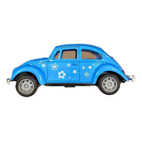 Carrinho Miniatura Fusquinha Beatle Azul 989