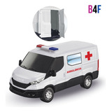 Carrinho Miniatura Iveco Daily Ambulância