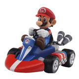 Carrinho Miniatura Mario Kart Com Fricção Material Pvc