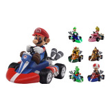 Carrinho Miniatura Mario Kart Yoshi Pull
