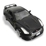 Carrinho Miniatura Nissan Gt r35 Cor Preto Metal Coleção