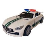 Carrinho Miniatura Policia De Fricção Articulado