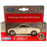 Carrinho Miniatura Volkswagen Karmann Ghia Coupe Welly