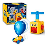 Carrinho Movido Ar Lança Balão Sem Pilha Educativo Fenix 720