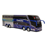 Carrinho Ônibus Em Miniatura Cometa Especial 1800 Dd G7 Azul