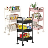 Carrinho Organizador Decorativo Multiuso Com Rodinhas 360 