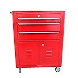 Carrinho P Ferramentas Fercar C 3 Gavetas Vermelho CH06