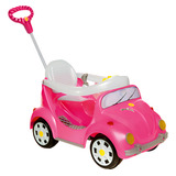 Carrinho Passeio Fusca Com Pedal E Empurrador Fouks Calesita