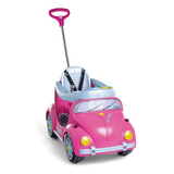 Carrinho Passeio Fusca Fouks 1300 Calesita Com Pedal E Haste