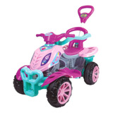 Carrinho Passeio Infantil Quadriciclo Pedal Totoka