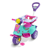 Carrinho Passeio Pedal Infantil Triciclo Avespa Maral Pink