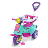 Carrinho Passeio Pedal Infantil Triciclo Avespa Maral Pink