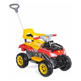 Carrinho Passeio Pedal Quadriciclo Infantil Cros Up Vermelho