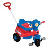 Carrinho Passeio Triciclo Velocita Infantil Azul