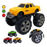 Carrinho Pick Up Faster Com Rodas Grandes 4x4 Off Road Usual