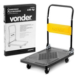 Carrinho Plataforma De Carga Vonder Para 150 Kg Transporte
