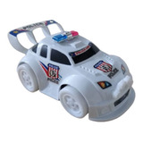 Carrinho Policia Brinquedo Som Luz Motor A Pilha