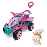 Carrinho Quadriciclo Andador Empurrador De Passeio Infantil