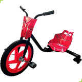 Carrinho Radical Drift Trike Infantil Bike novidade Fenix Cor Vermelho