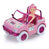 Carrinho Rosa Boneca Barbie Buggy Conversivel