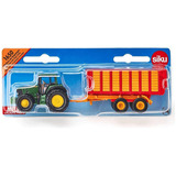 Carrinho Siku 1650john Deere Com Trailer De Silhagem 95 Gr