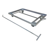 Carrinho Tartaruga Para Caixas De 55x36cm