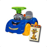 Carrinho Totoka Motoca Andador Velotrol Infantil Azul