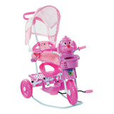 Carrinho Triciclo De Passeio Empurrar Infantil Bebe 3 Em 1