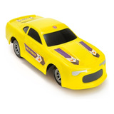 Carrinho Vai E Volta Amarelo Estrela