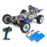 Carrinho Wltoys 124017 4x4 Motor Brushless 75kmh 2 Bateria